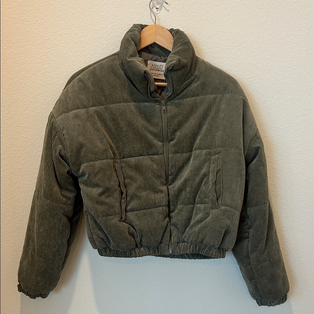 Ashley By 26 International Women's Green Puffer Jacket